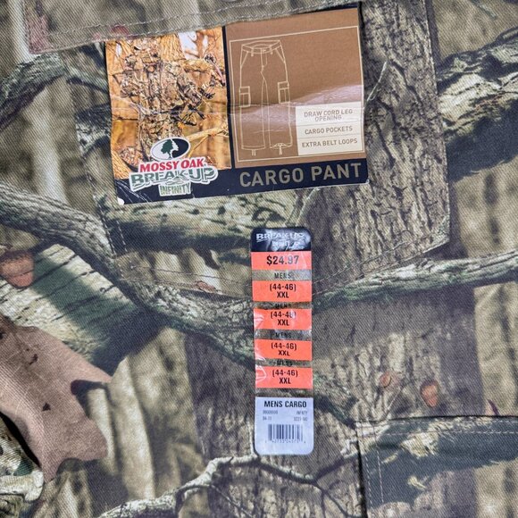 Mossy Oak Break-Up Infinity Cargo Pants Men’s XXL 44-46 Camo NWT - Picture 7 of 11